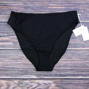 Good American NEW XL Size 4 Black Sculpt Good Waist Swim Bikini Bottoms